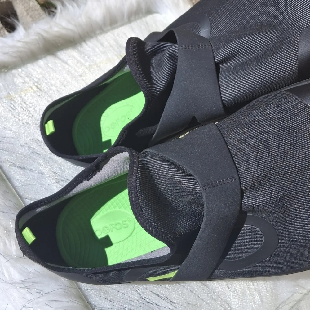 Oofos Oomg Fibre Low Post Exercise Active Recovery Slip-On Sneakers Men Size 12 - Picture 11 of 16